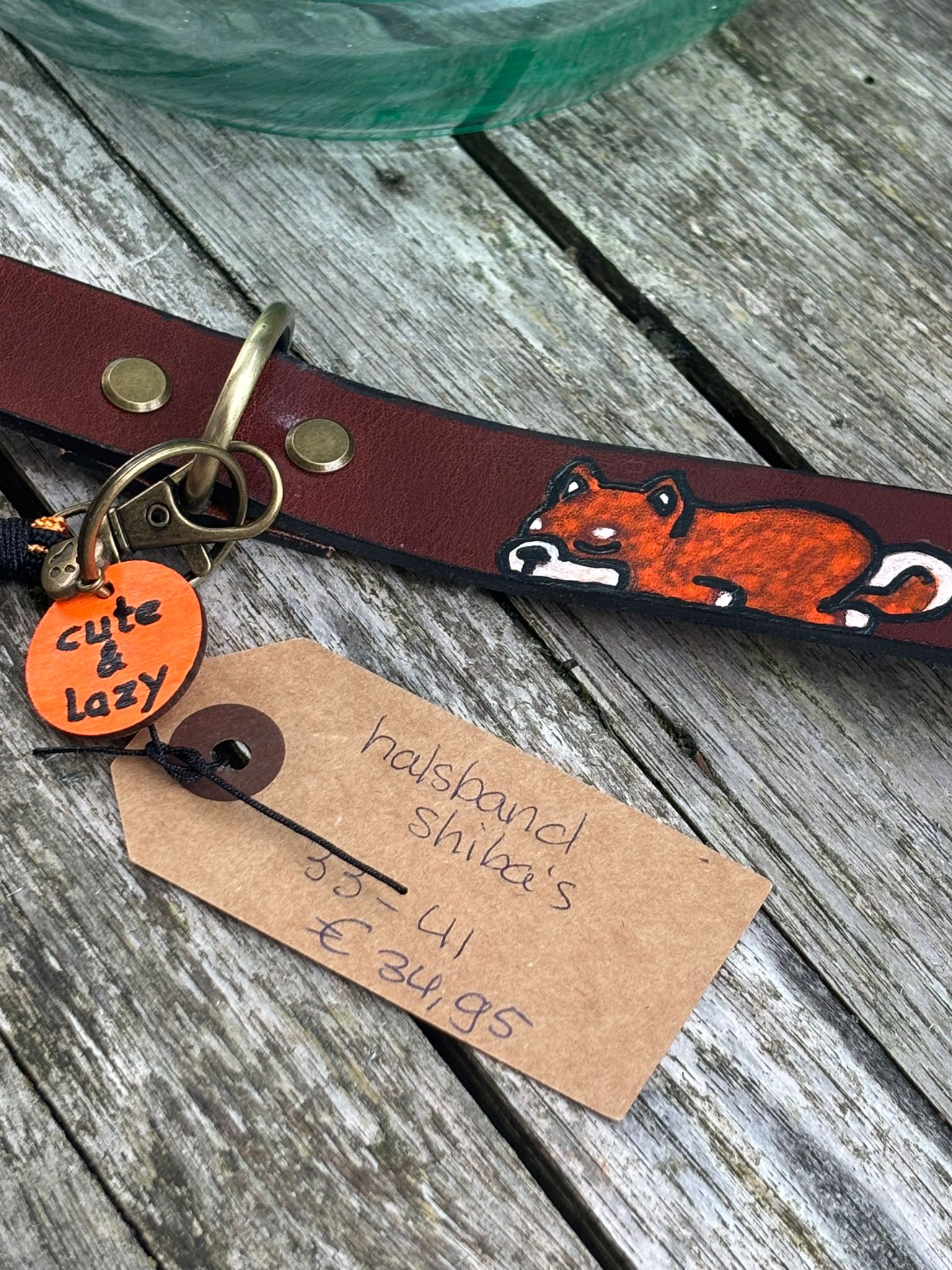 Shiba Halsband "Cute & Lazy"